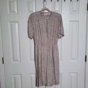 Faux-Vintage A-line dress